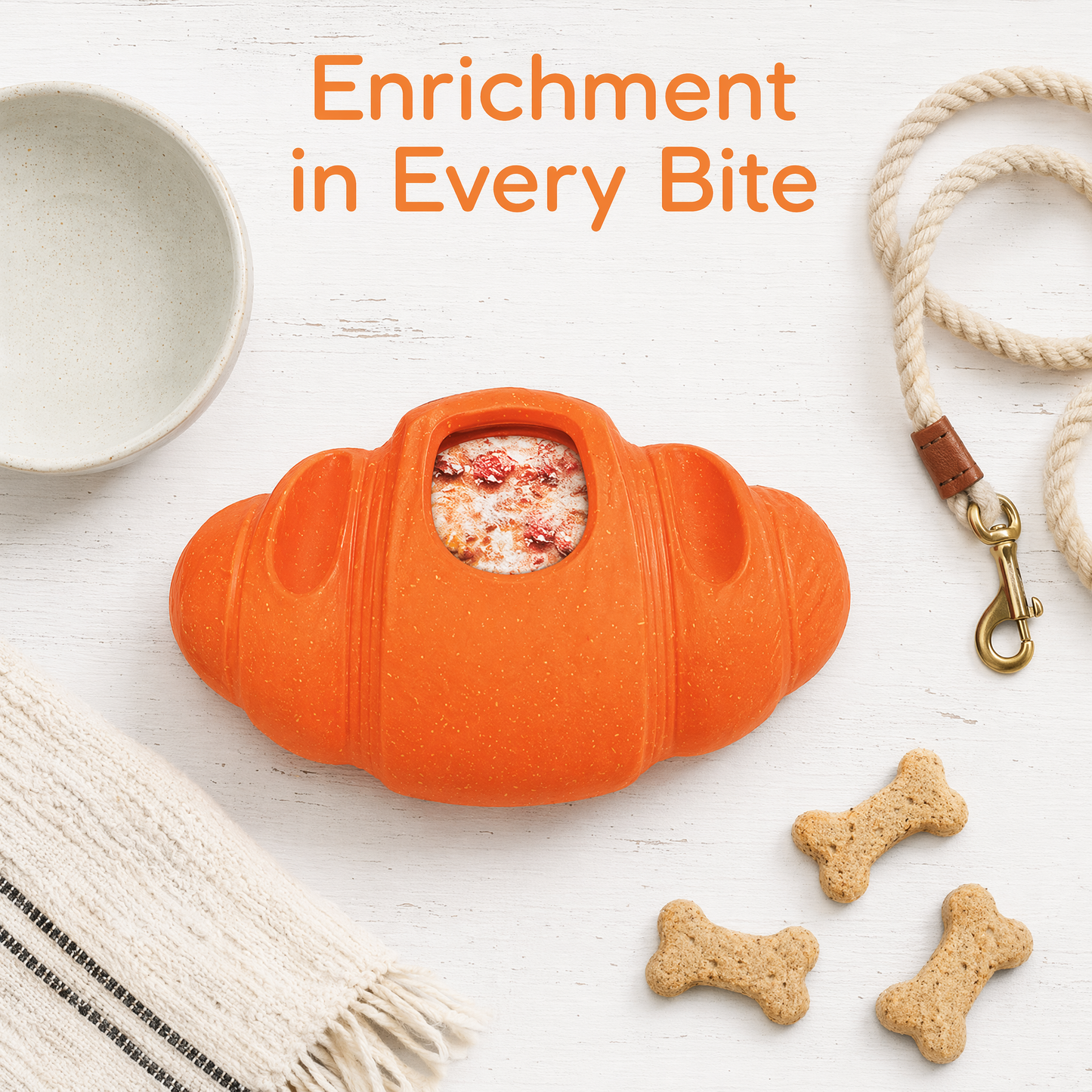 Durable Frozen Dog Chew Toy for Aggressive Chewers,Interactive Treat Dispensing Toy for Crate Training & Anxiety Relief,Food-Grade Nylon, Coffee Wood Fiber, Easy to Clean,For Medium & Large Dogs