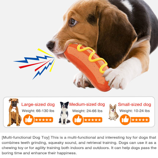 Dog Chew Toys for Aggressive-Chewers - Indestructible Dog Toy for Aggressive Chewer，Tough Chew Toys for Dogs