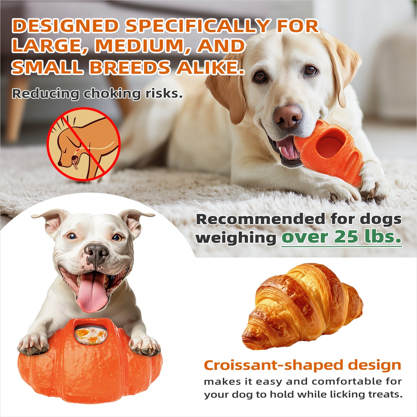 Durable Frozen Dog Chew Toy for Aggressive Chewers,Interactive Treat Dispensing Toy for Crate Training & Anxiety Relief,Food-Grade Nylon, Coffee Wood Fiber, Easy to Clean,For Medium & Large Dogs