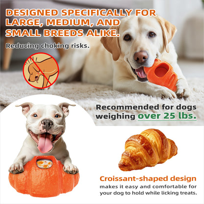 Durable Frozen Dog Chew Toy for Aggressive Chewers,Interactive Treat Dispensing Toy for Crate Training & Anxiety Relief,Food-Grade Nylon, Coffee Wood Fiber, Easy to Clean,For Medium & Large Dogs