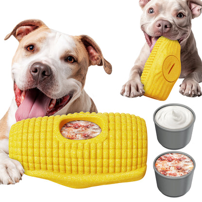 Dog Frozen Treat Toys to Keep Them Busy - Interactive Dog Puzzle Toys with Frozen Mold, Indestructible Aggressive Chew Toys for Large Dogs, Food Grade-Easy to Clean-Reduce Anxiety-Safe Chewing