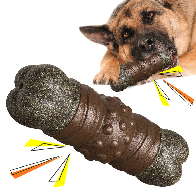 Large Size Indestructible Squeaky Dog Chew Toy for Medium/Large Aggressive Chewers Breed Dogs Durable Squeak Bone Teething Crate Toys