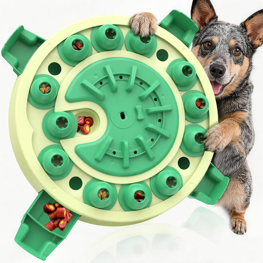 Dog Puzzle Toy, Large Size, 3 Levels of Step-by-Step Challenge, 4 Ways to Play Beginner to Advanced Slow Feeder & Mental Stimulation for Smart Dogs Enrichment Toys