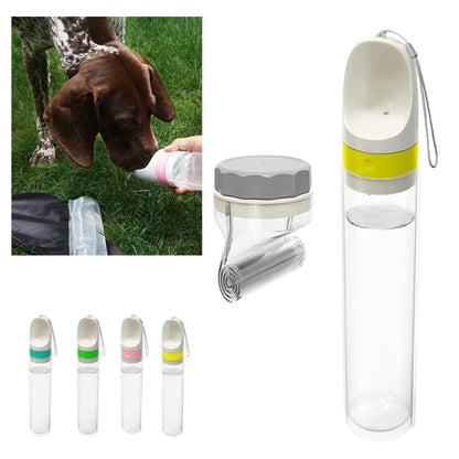 Portable Dog Water Bottle, Leak Proof, Foldable Dispenser for Outdoor Hiking - Essential Puppy Gear, Large Dog Accessories Set of 2 (34oz & 51oz) for Dog Lovers and Owners