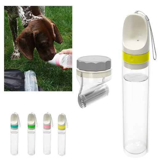 Portable Dog Water Bottle, Leak Proof, Foldable Dispenser for Outdoor Hiking - Essential Puppy Gear, Large Dog Accessories Set of 2 (34oz & 51oz) for Dog Lovers and Owners