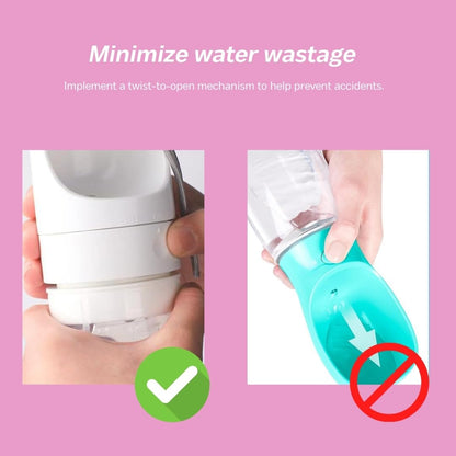 Portable Dog Water Bottle, Leak Proof, Foldable Dispenser for Outdoor Hiking - Essential Puppy Gear, Large Dog Accessories Set of 2 (34oz & 51oz) for Dog Lovers and Owners