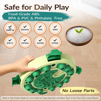 Dog Puzzle Toy, Large Size, 3 Levels of Step-by-Step Challenge, 4 Ways to Play Beginner to Advanced Slow Feeder & Mental Stimulation for Smart Dogs Enrichment Toys