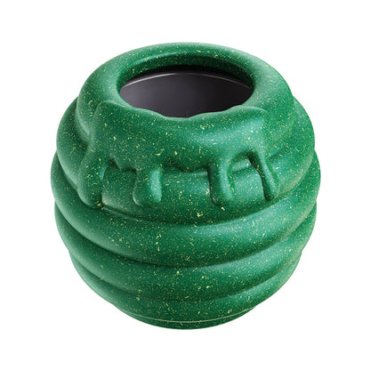 Durable Dog Toys, Fillable Dog Treat Dispenser and Enrichment Peanut Butter Frozen Licking Toys in Honey Pot Shape, Interactive and Mental Stimulation Toys for Large Dogs to Keep Them Busy