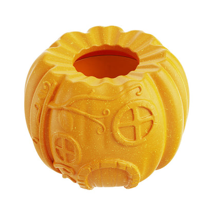 Dog Treat Toys, Pumpkin-Shaped Dog Treat Ball, Dog Frozen Treat Toy with 2 Freeze Bowls, Dog Toy Treat Dispenser, Dog Enrichment Toys, Fillable Slow Feeder and Lick Bowl for Dogs Set