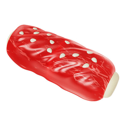 Dog Chew Toys for Aggressive-Chewers - Indestructible Dog Toy for Aggressive Chewer，Tough Chew Toys for Dogs （Rubber Red Meat Stick）